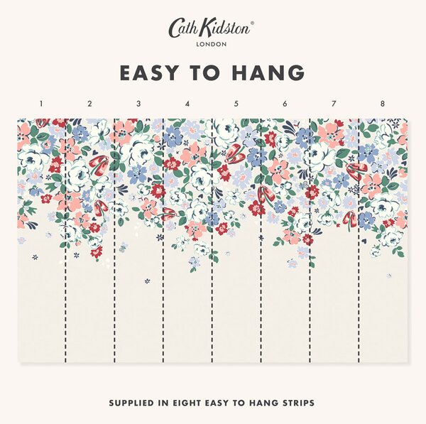 Vliesová obrazová tapeta na zeď, krémová, květiny, 127772FXST, Cath Kidstone