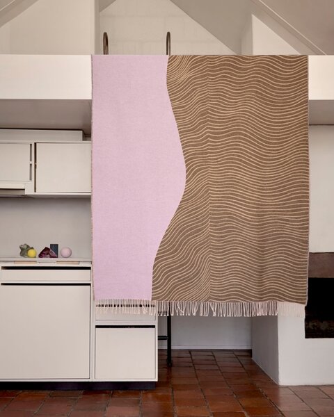 Marimekko Deka Gabriel Näkki 130x170, růžovo-hnědá