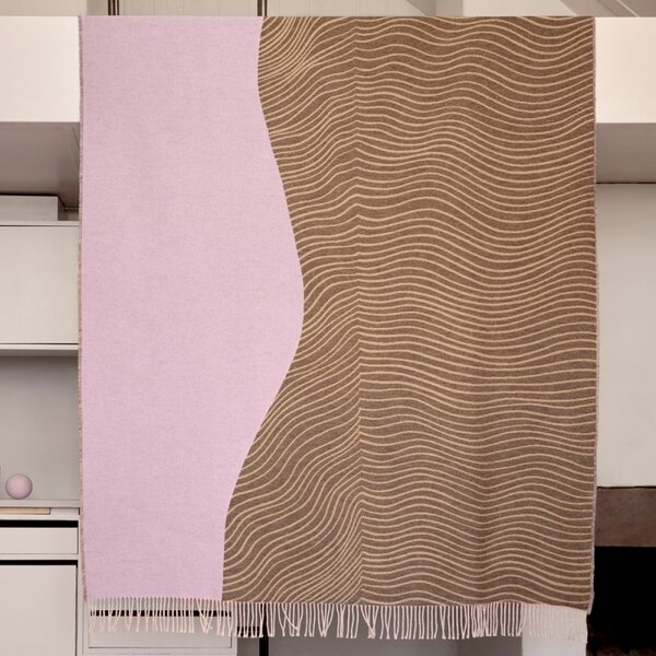 Marimekko Deka Gabriel Näkki 130x170, růžovo-hnědá
