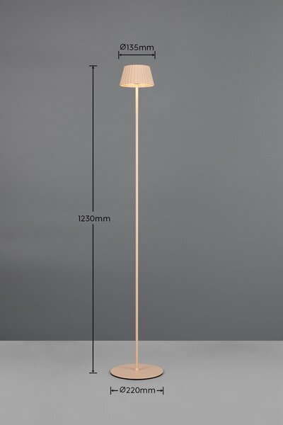 Trio TR47706166 LED stojací lampa SUAREZ | 1,5W integrovaný LED zdroj