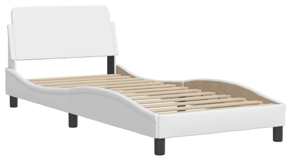 Rám postele bez matrace Zadar bílá 80 x 200 cm umělá kůže 3208825