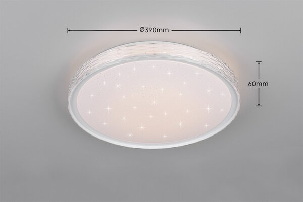 Trio TR64811101 LED přisazené stropní svítidlo VARDA | 24W integrovaný LED zdroj