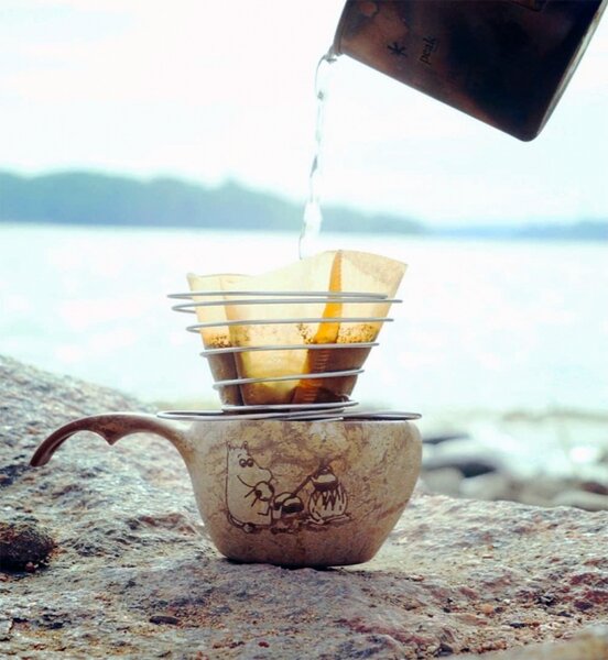 Kupilka Hrnek kuksa Kupilka Moomin 0,21l, hnědý