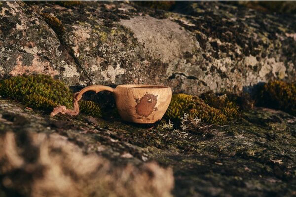 Kupilka Hrnek kuksa Kupilka Stinky 0,12l, hnědý