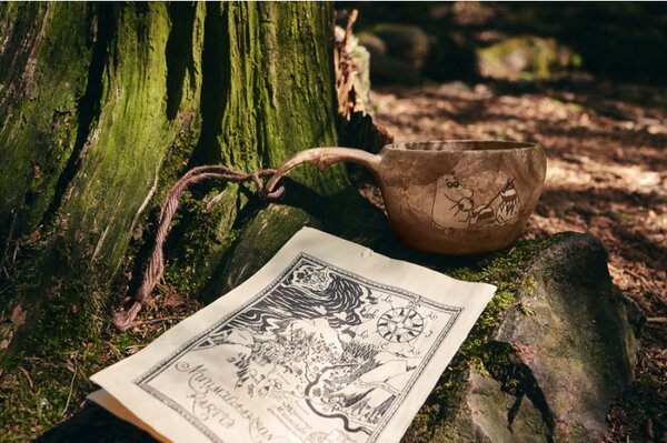 Kupilka Hrnek kuksa Kupilka Moomin 0,21l, hnědý