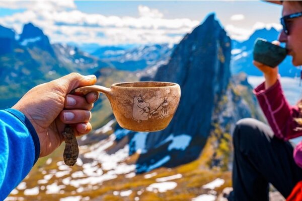 Kupilka Hrnek kuksa Kupilka Moomin 0,21l, hnědý