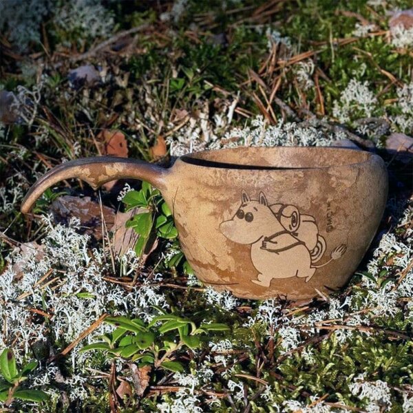 Kupilka Hrnek kuksa Kupilka Moomin 0,21l, hnědý