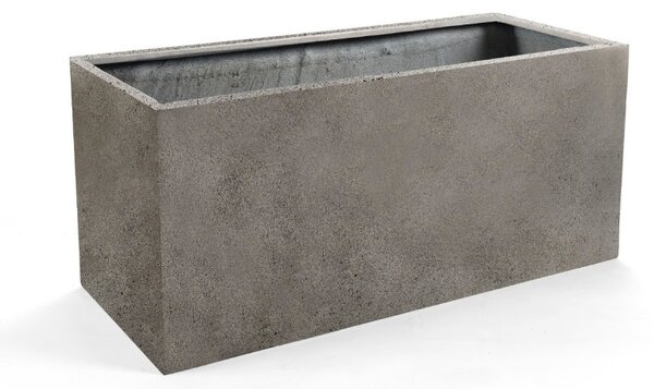 Grigio truhlík, květináč Barva květináče: Natural Concrete, Rozměry: 60x20x20 cm