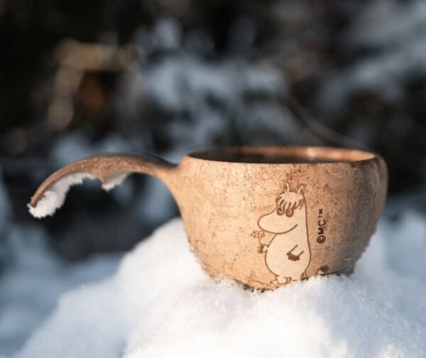 Kupilka Hrnek kuksa Kupilka Snorkmaiden 0,21l, hnědý
