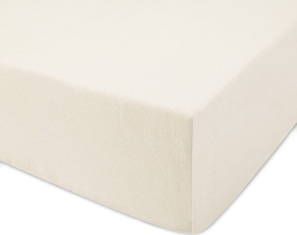 JERSEY PROSTĚRADLO PREMIUM 90X200 CM PŘÍRODNÍ