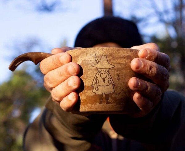 Kupilka Hrnek kuksa Kupilka Snufkin 0,37l, hnědý