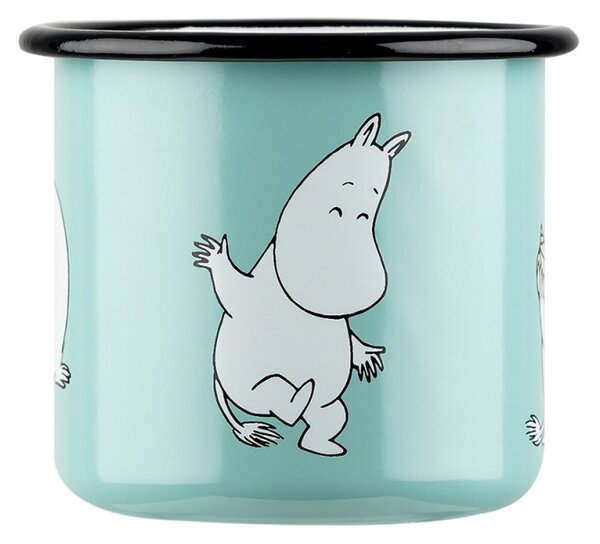 Muurla Hrnek Moomin 0,37l, smalt / mátový