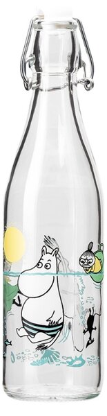 Muurla Skleněná lahev Moomin Fun in the water 0,5l