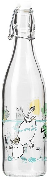 Muurla Skleněná lahev Moomin Fun in the water 0,5l