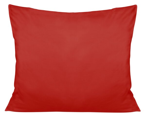SATÉNOVÝ POVLAK NA POLŠTÁŘ 029 50X60 CM ČERVENÁ