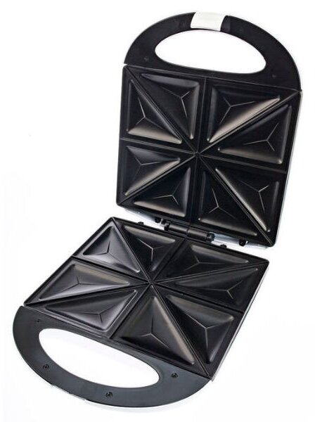 Velký toustovač na 8 trojúhelníkových toastů Brock, 1400W, bílý