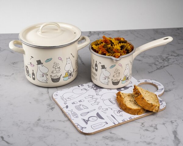 Muurla Hrnec Moomins Bon Appétit 2,5l, smalt / béžový