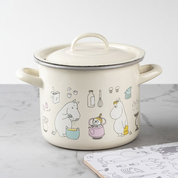 Muurla Hrnec Moomins Bon Appétit 2,5l, smalt / béžový