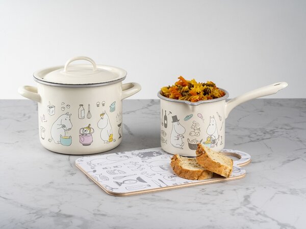 Muurla Hrnec Moomins Bon Appétit 2,5l, smalt / béžový