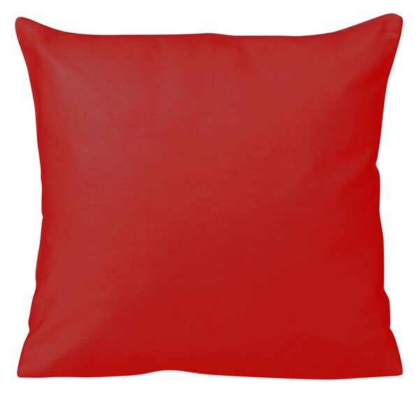 SATÉNOVÝ POVLAK NA POLŠTÁŘ 029 40X40 CM ČERVENÁ