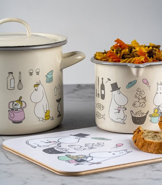 Muurla Hrnec Moomins Bon Appétit 2,5l, smalt / béžový