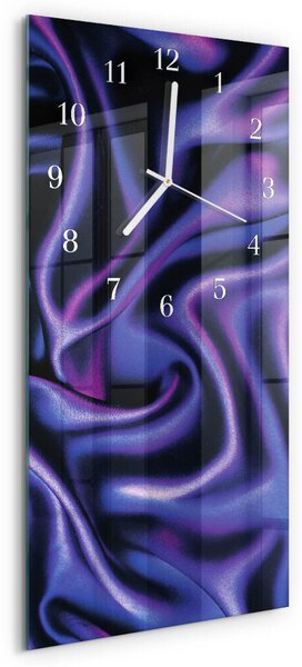 Skleněné hodiny vertikální Samet zsppb-30x60-00084317