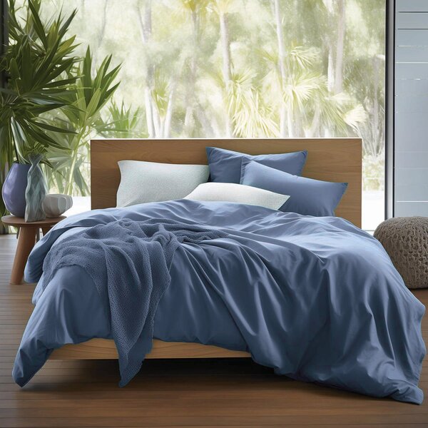 SATÉNOVÉ POVLEČENÍ SATYNLOVE CLASSIC 200X220 CM, 2KS 70X80 CM SVĚTLEMODRÉ