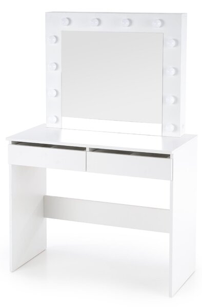 Toaletní stolek Velinio 95 cm - bílý