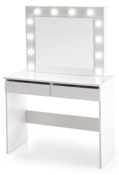 Toaletní stolek Velinio 95 cm - bílý