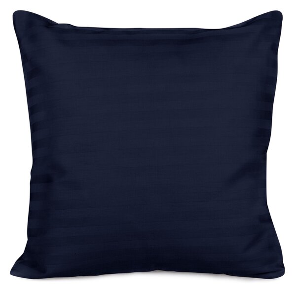 SATÉNOVÝ POVLAK NA POLŠTÁŘ CIZGILI NAVY BLUE 40X40 CM EXCLUSIVE TMAVĚMODRÁ