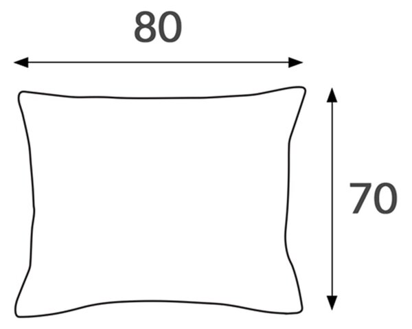 SATÉNOVÝ POVLAK NA POLŠTÁŘ CIZGILI ANTHRACITE 70X80 CM EXCLUSIVE ANTRACITOVÁ