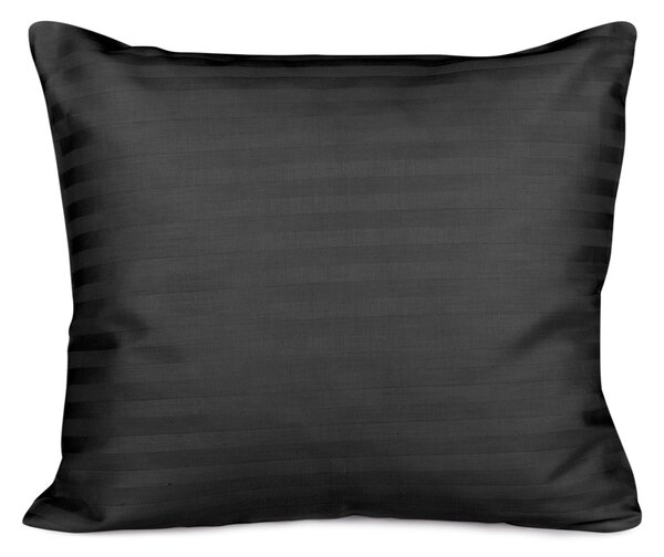 SATÉNOVÝ POVLAK NA POLŠTÁŘ CIZGILI BLACK 70X80 CM EXCLUSIVE ČERNÁ