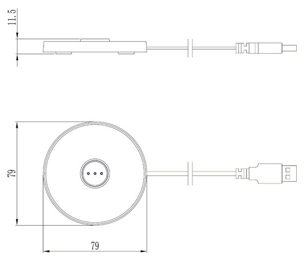 IMPR 620204 Deko-Light nabíjecí svítidlo - sada Canis Mini terakota + nabíjecí základna