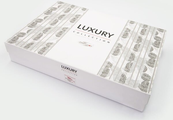 SATÉNOVÉ LOŽNÍ POVLEČENÍ LUXURY PREMIUM BELIZE 160X200 CM, 2KS 70X80 CM VZOROVANÉ