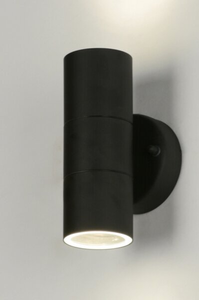 Venkovní nástěnné černé svítidlo Anco Pure (LMD)