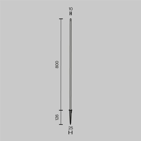 Venkovní svítidlo Spear 3000K 1W IP 65 O441FL-L1GF3K1 - MAYTONI