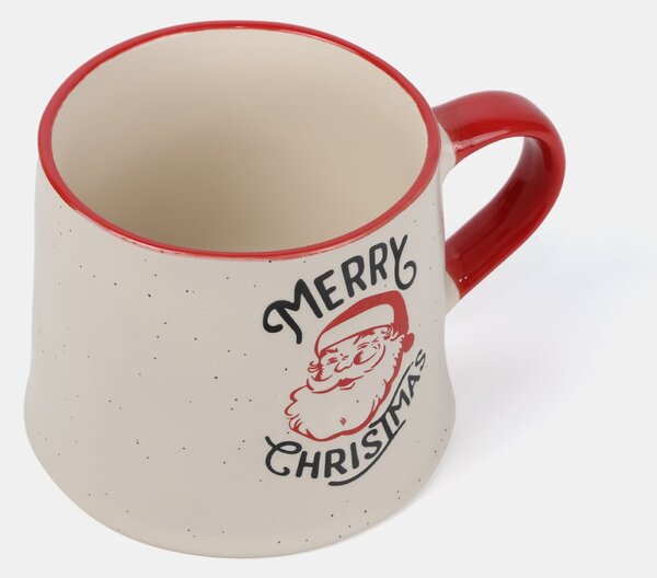 Sinsay - Vánoční hrnek s motivem Santa Clause - červená