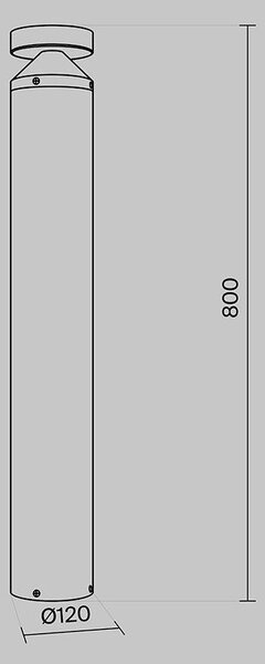 Venkovní svítidlo Olten 3000K 12W IP 65 O591FL-L12GF3K1 - MAYTONI