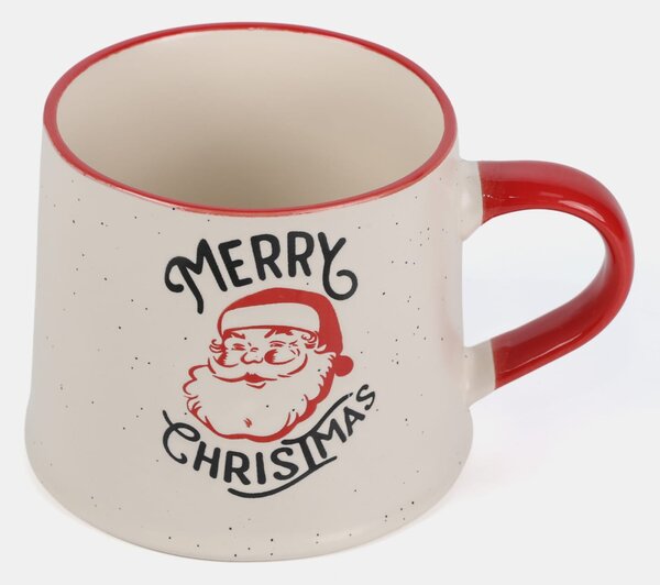 Sinsay - Vánoční hrnek s motivem Santa Clause - červená