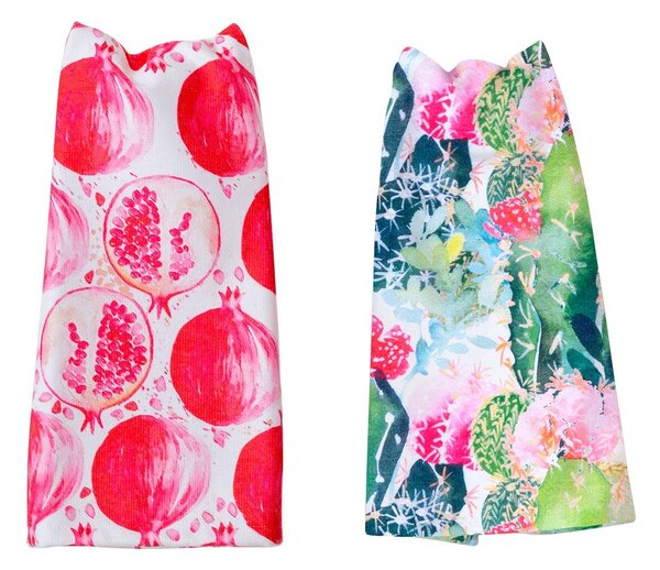 KUCHYŇSKÉ UTĚRKY MS HOME TROPICAL FRUITS SADA 2 KS 38X60 CM VZOROVÁNO