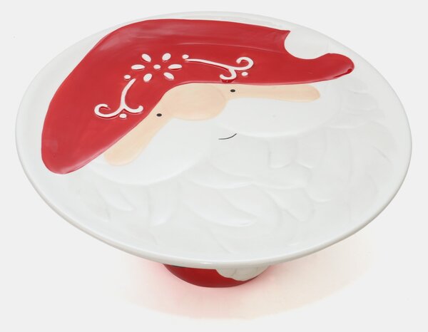 Sinsay - Vánoční podnos s figurkou Santa Clause - červená