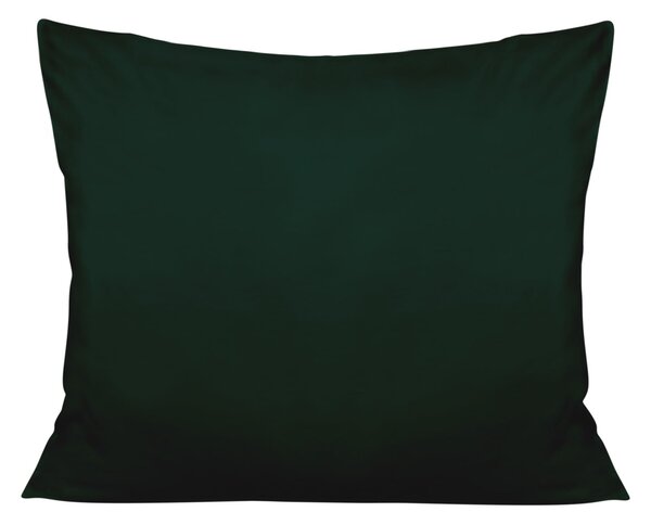 SATÉNOVÝ POVLAK NA POLŠTÁŘ 50X60CM TMAVĚZELENÁ