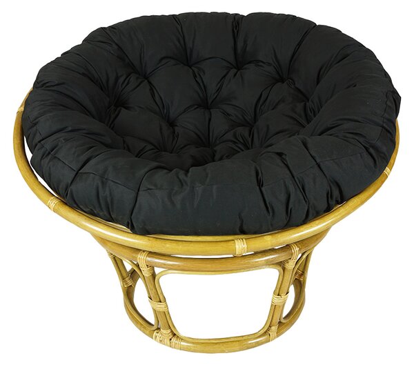 Ratanový PAPASAN, světlý, průměr 110 cm