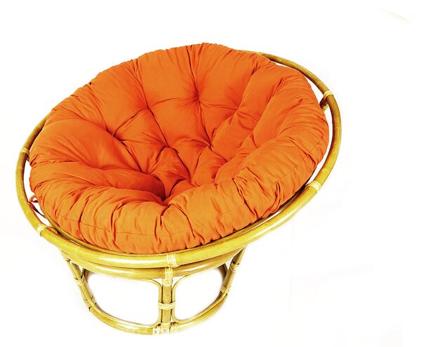 Ratanový PAPASAN, světlý, průměr 110 cm