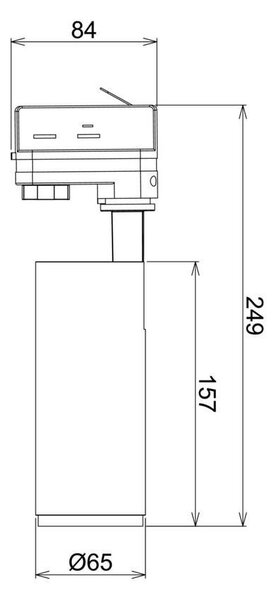IMPR 707214 Deko-Light 3-fázové bodové svítidlo - Lucea, Tilt, 10 W, DTW, 1800-2700 K, černá