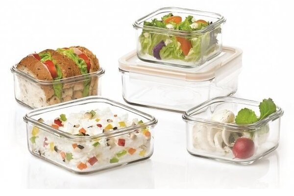GLASSLOCK SKLENĚNÁ NÁDOBA DO MIKROVLNNÉ TROUBY 460 ML