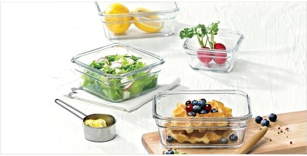 GLASSLOCK SKLENĚNÁ NÁDOBA DO MIKROVLNNÉ TROUBY 460 ML