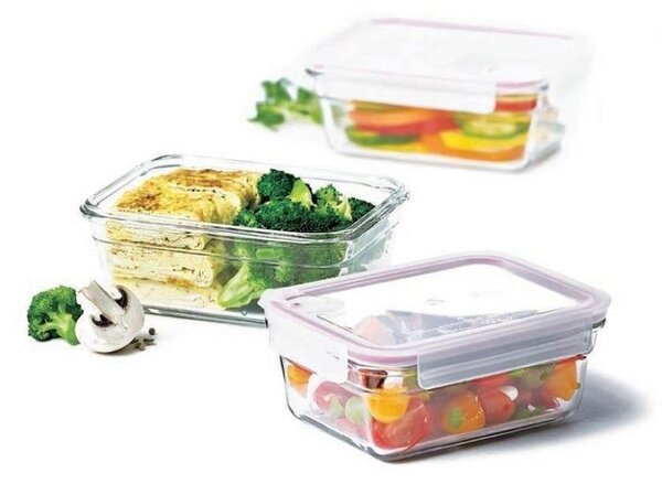GLASSLOCK SKLENĚNÁ NÁDOBA DO MIKROVLNNÉ TROUBY 460 ML