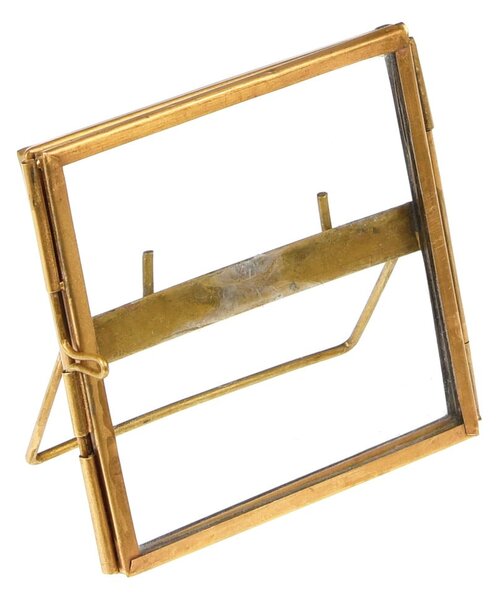 Kovový stojací rámeček ve zlaté barvě 8x8 cm – Rex London