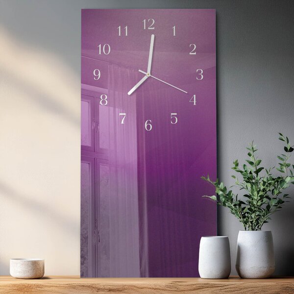 Skleněné hodiny vertikální Materiál zsppb-30x60-00080337